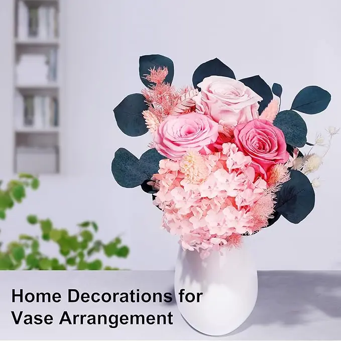Preserved Flowers Bouquets, Pink Flowers, Flowers for Delivery Prime, Natural Real Long Lasting Roses and Flowers - Image 2